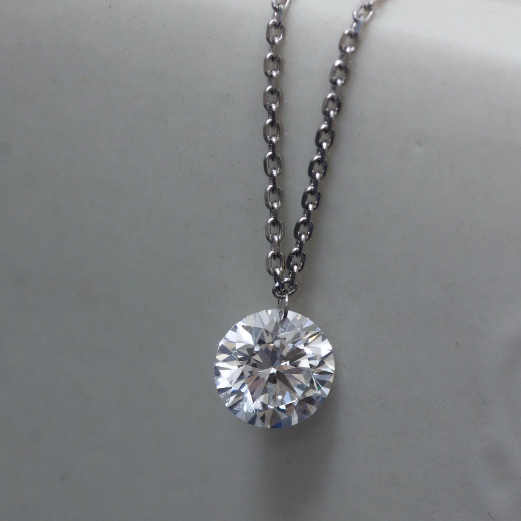 【ALTRO】プラチナ ラボグロウンダイヤ フレームレス 1.0ct ネックレス