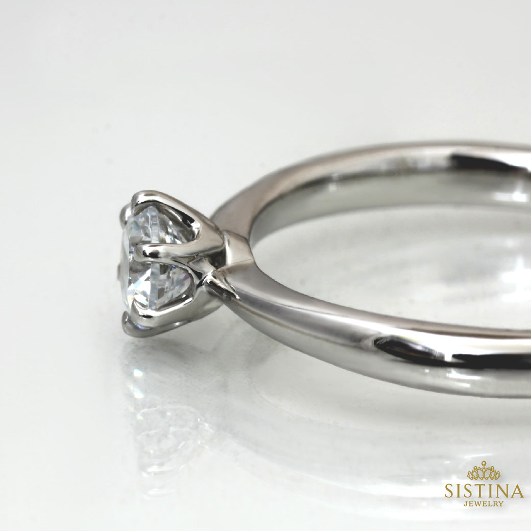 【ALTRO】SV ラボグロウンダイヤ プロポーズリング 0.3ct 6本爪 ダイヤ リング