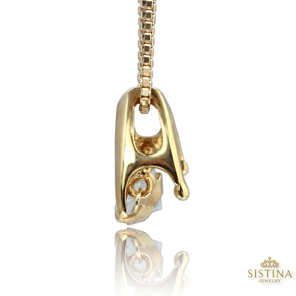 1点限定】K18 天然一粒ダイヤモンド ネックレス 0.3ct ダンシング 