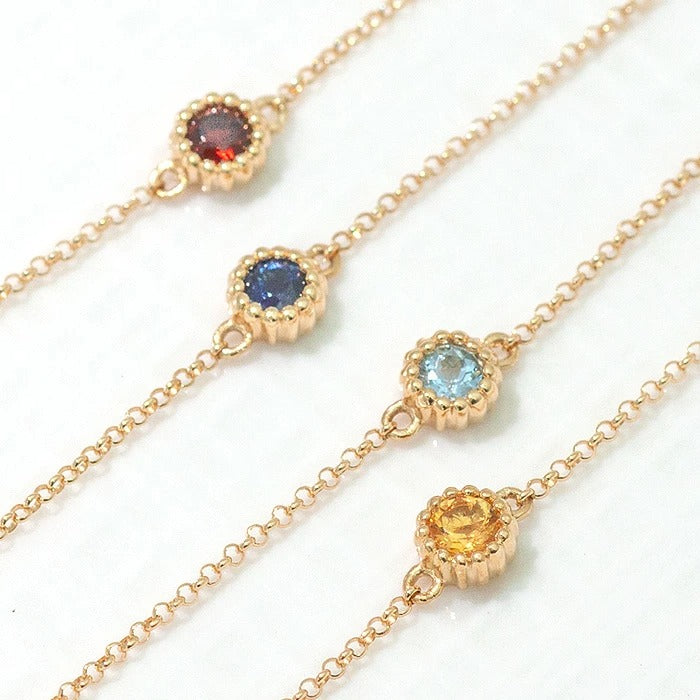 K18 トルテ カラーストーン ブレスレット – SISTINA JEWELRY