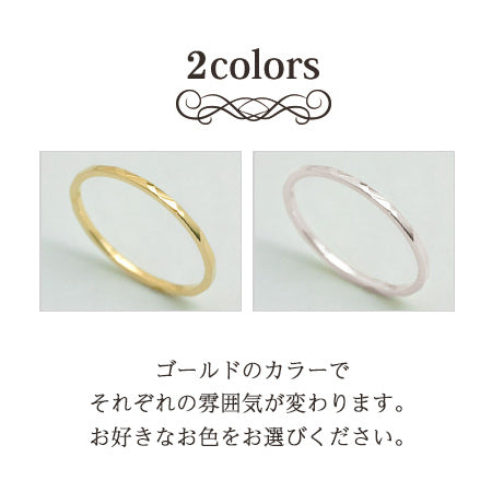 K18 Couper クーペ カットデザインリング Spiral スパイラル