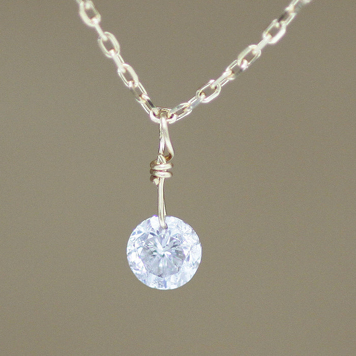 K18 レーザーホールダイヤ ネックレス 0.2ct – SISTINA JEWELRY