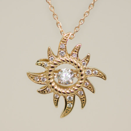 【Natural】LiLiNa K18 Sol 太陽 ネックレス