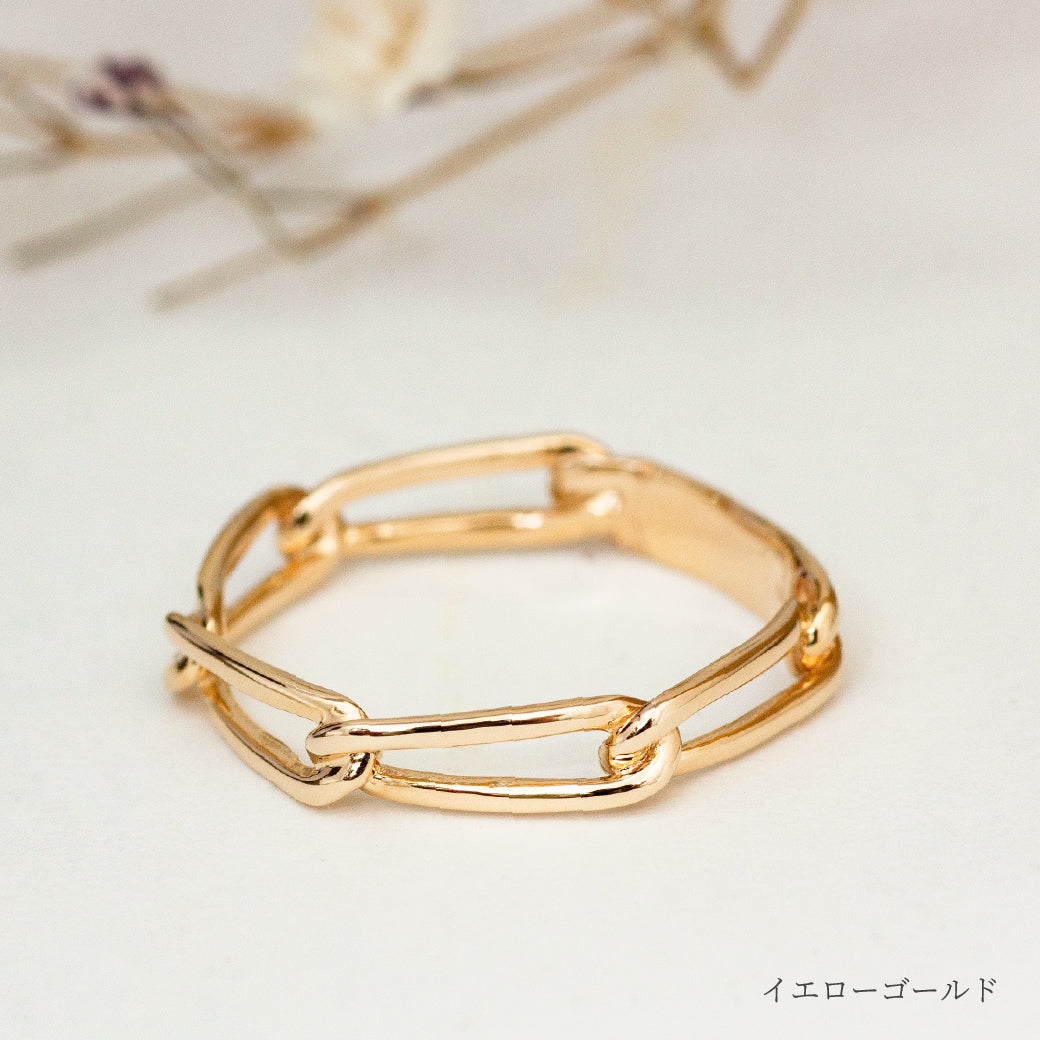 K10 ゴールド Clip Chain クリップチェーンリング