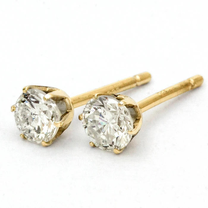 【Natural】特別価格 一粒ダイヤモンドピアス 計0.3ct UP