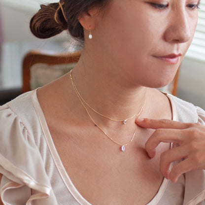 【ALTRO】Lior K18 ラボグロウンダイヤ レーザーホール エメラルドカット 1.0ct 一粒 ネックレス
