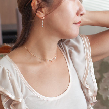 【ALTRO】Lior K18 ラボグロウンダイヤ 計1.2ct シャンデリア フック ピアス