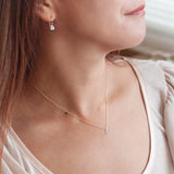 【ALTRO】Lior リオール ラボグロウンダイヤモンド K18 レーザーホール ペアシェイプ 0.5ct 一粒ダイヤ ネックレス　GOD042NC