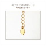 B00118　K10  クレッセント　パヴェダイヤアンクレット 0.15ct