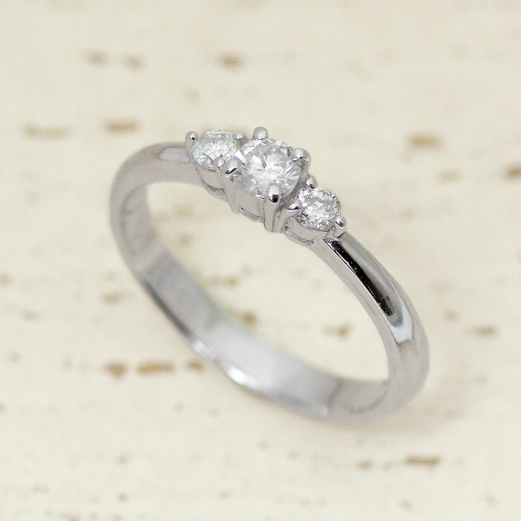 CKT-B150323-12 PT900 ダイヤモンドリング 0.15ct 0.12ct – SISTINA  