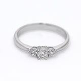 CKT-B150323-12 PT900 ダイヤモンドリング 0.15ct 0.12ct