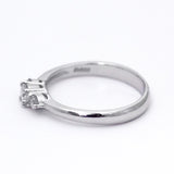 CKT-B150323-12 PT900 ダイヤモンドリング 0.15ct 0.12ct