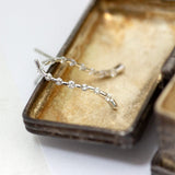 天然ダイヤモンド K18WG ウェーブピアス 0.40ct　CKT-PE014　