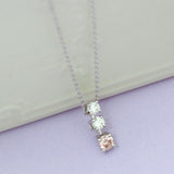 CKT-PH004 天然ダイヤモンド PT900 コーティングピンクダイヤモンド ネックレス 0.3ct