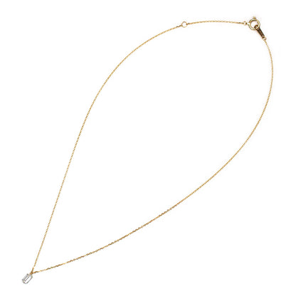 【ALTRO】Lior K18 ラボグロウンダイヤ 0.5ct レーザーホール エメラルドカット 一粒 ネックレス