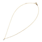 【ALTRO】Lior リオール K18 レーザーホール エメラルドカット 0.5ct ネックレス　GOD041NC