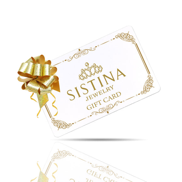SISTINA JEWERLY GIFT CARD　☆　Happy Merry Christmas