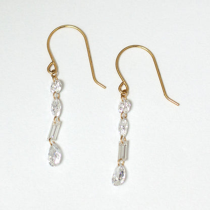 【ALTRO】Lior K18 ラボグロウンダイヤ 計0.8ct シャンデリア フック ピアス