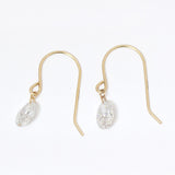 【ALTRO】Liorリオール K10 ラボグロウン ダイヤモンド ピアス 計0.6ct  0.3ct/0.3ct オーバルカット フックピアス GOD0047P