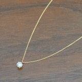 【ALTRO】ラボグロウン 一粒ダイヤモンド ネックレス 0.3ct K10 GOD0049NC