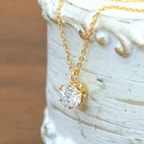 【ALTRO】ラボグロウン 一粒ダイヤモンド ネックレス 0.3ct K10 GOD0049NC