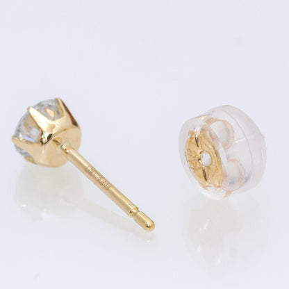 【ALTRO】K18 プラチナ ラボグロウンダイヤ 0.6ct 6本爪 一粒 ダイヤ スタッド ピアス