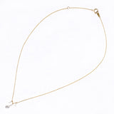 【ALTRO】Lior リオール K18 レーザーホール シャンデリア ネックレス 0.5ct ペアシェイプ バゲット ドロップデザイン GOD031NC