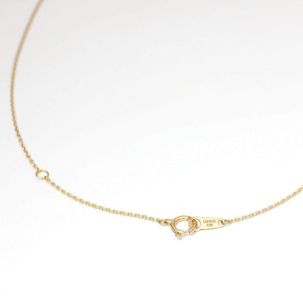 【ALTRO】Lior K18 ラボグロウンダイヤ 計0.5ct  レーザーホール ファンシーカット シャンデリア ネックレス