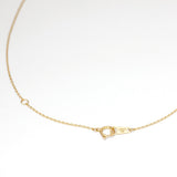 【ALTRO】Lior リオール K18 レーザーホール シャンデリア ネックレス 0.5ct ペアシェイプ バゲット ドロップデザイン GOD031NC