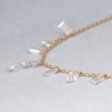 【ALTRO】Lior リオール K18 レーザーホール シャンデリア ネックレス シャンデリア ネックレス 1.0ct マーキス バゲット ラインデザイン GOD034NC