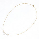 【ALTRO】Lior リオール K18 レーザーホール シャンデリア ネックレス シャンデリア ネックレス 1.0ct マーキス バゲット ラインデザイン GOD034NC