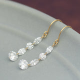 【ALTRO】Lior リオール K18 ラボグロウン ダイヤモンド シャンデリアピアス  0.61ct/0.61ct ラウンド マーキス フックピアス GOD037PE