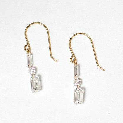 【ALTRO】Lior  K18 ラボグロウンダイヤ 計1.4ct シャンデリア フック ピアス