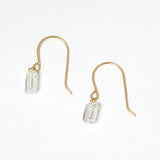 【ALTRO】Lior リオール K18 ラボグロウン ダイヤモンド ピアス  計1.0ct 一粒 0.5ct/0.5ct エメラルドカット フックピアス GOD039PE