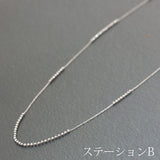 GSC150122　各1点限定 K18WG ロングネックレス ミラーボール 80cm