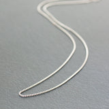 gsc201　1点限定 PT850 ベネチアンチェーン セミロングネックレス 55cm