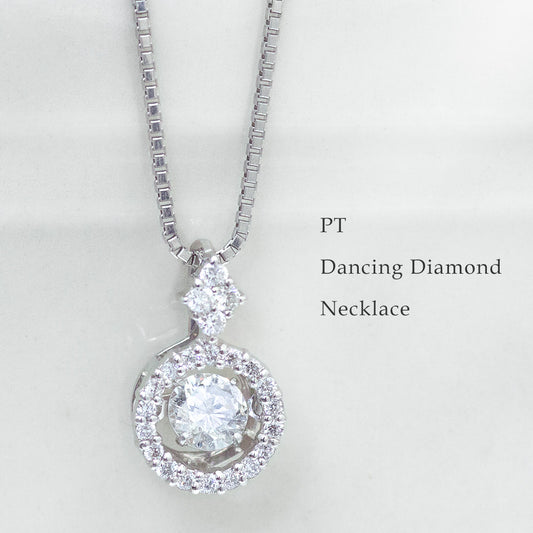 【LIMITED】【Natural】プラチナ ダイヤモンドネックレス TOTAL 0.4ct　