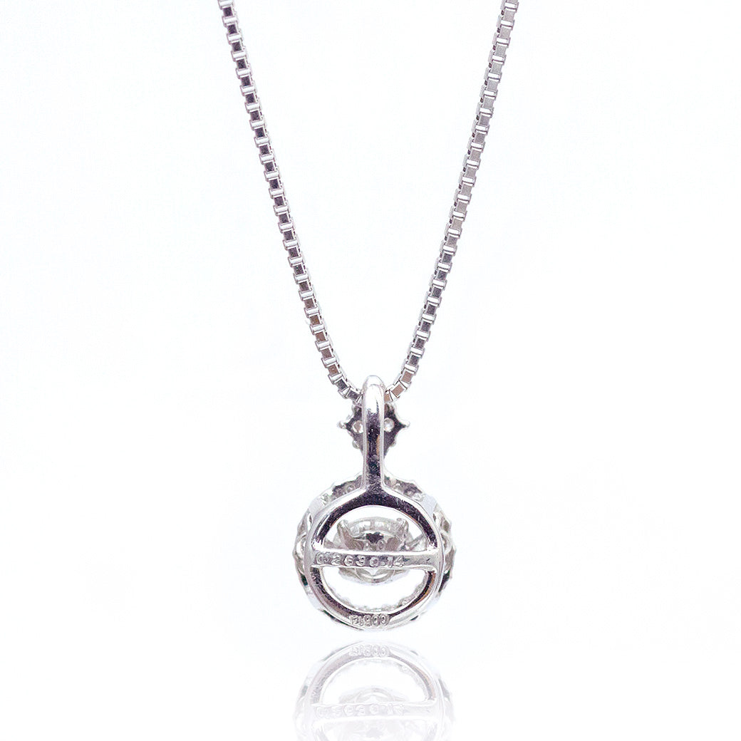【LIMITED】【Natural】プラチナ ダイヤモンドネックレス TOTAL 0.4ct　