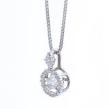 【1点限定】プラチナ ダイヤモンドネックレス TOTAL 0.4ct　GSN003