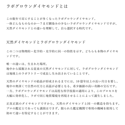 【ALTRO】Lior K18 ラボグロウンダイヤ 計0.56ct シャンデリア フック ピアス