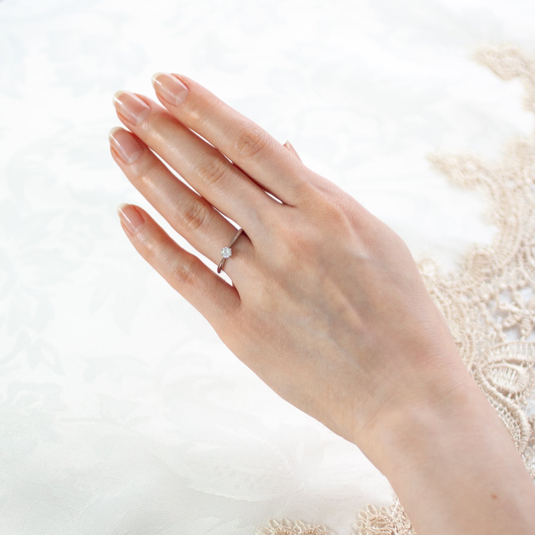 K18YG ダイヤモンド リング 0.05CT K18ダイヤリング（計0.5ct） | 商品