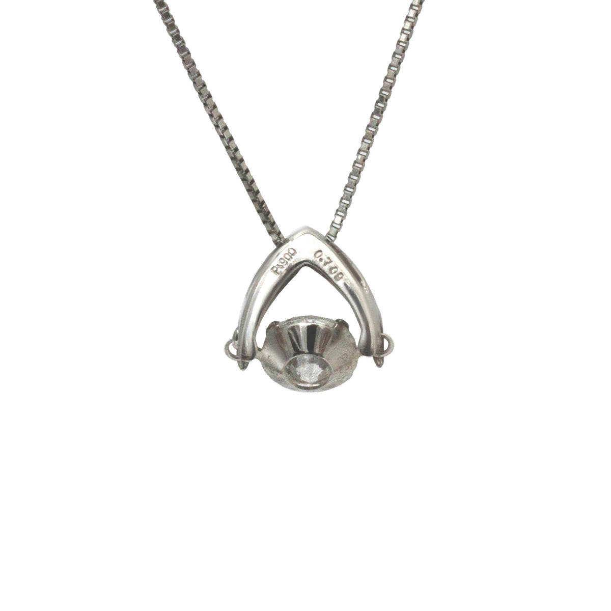 【LIMITED】【Natural】PT  0.709ct ダイヤモンド ネックレス　