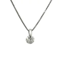 《限定品》天然一粒ダイヤモンドネックレス 0.6ct
