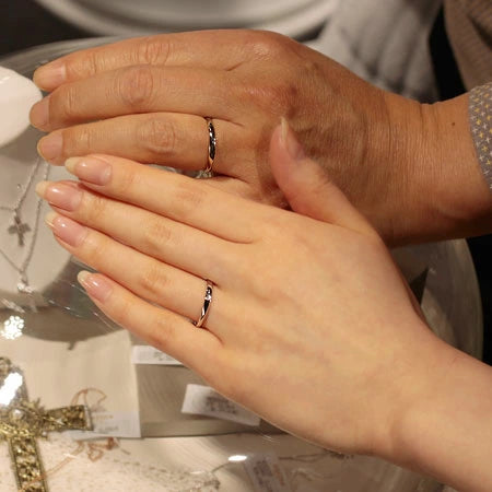 XN042　SISTINA BRIDAL マリッジリング Gina -ジーナ‐ プラチナ