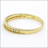 K18  ダイヤモンド ハーフエタニティリング 0.1ct　R00137