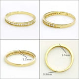 K18  ダイヤモンド ハーフエタニティリング 0.1ct　R00137