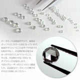K18  ローズカットダイヤモンド フクリン チェーンリング　0.07ct