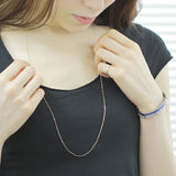 Glitter　K18 グリッター ロングネックレス　N00185