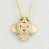【1点限定】K18 フラワー モチーフ ダイヤモンド 0.3ct  ネックレス　GSNHK1706-1