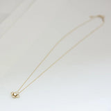 【1点限定】K18 フラワー モチーフ ダイヤモンド 0.3ct  ネックレス　GSNHK1706-1